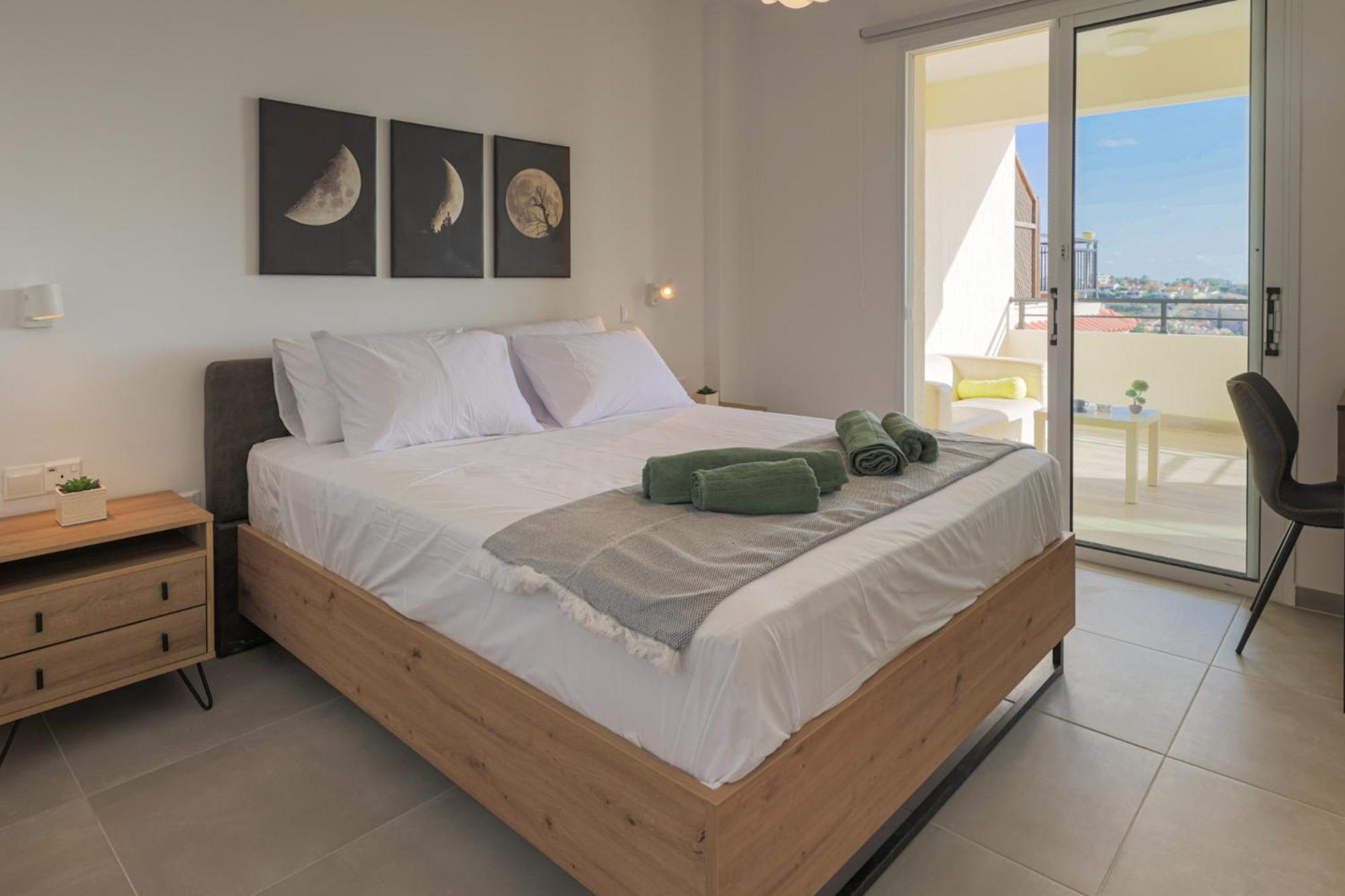 Апартаменти Eden Blue-Horizon 1B, Paphos, Sea View, Pool Konia Екстер'єр фото